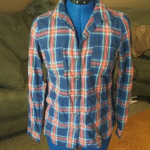 Red, Blue, Green and White Flannel